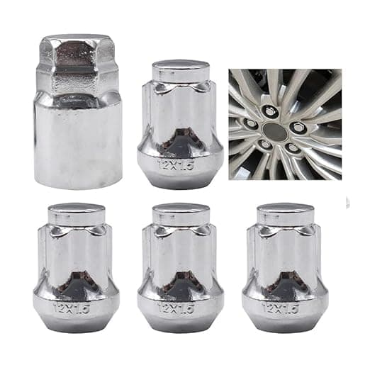 Anti-Theft Wheel Locks, Rim Lock for Protection (Nut, Size 12 * 1.5) - SAcar