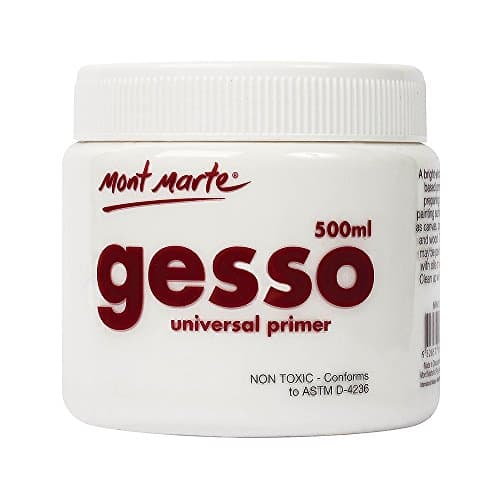 Mont Marte Universal Primer Gesso - (500ml, White) Paint