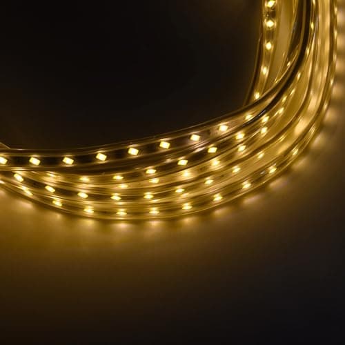 El Rawda 5M Single Color Warm LED Strip Light, Flexible, Energy-Efficient Decorative Lighting for Ceilings, Walls, and Accent Areas String light