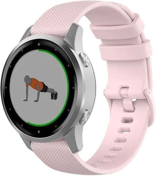 Straps (Compatible with Samsung Galaxy Watch 7 6 5 4 FE Strap 20mm 44mm/Watch 6 Classic 43mm 47mm/5 Pro 45mm/4 Classic 42mm 46mm, 40mm Soft Silicone Replacement Sport Band for Women Men