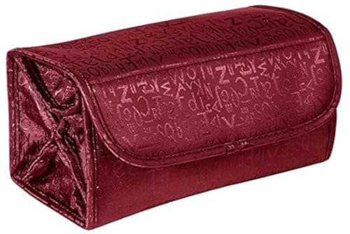 Bagnbean Roll N Go Travel Makeup Organizer, Maroon