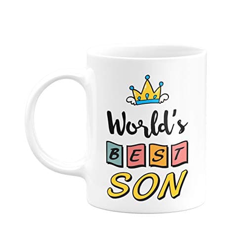 Eagletail India World’s Best Son Mug - Cute Mug for Son to Gift on Birthday Drinking cup