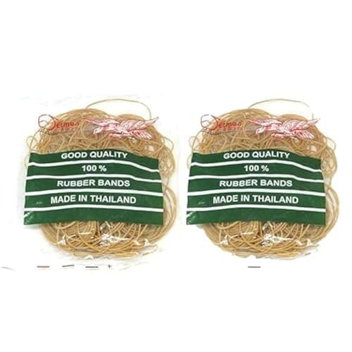 2 Elastic Money Bags - Rubber Bands
