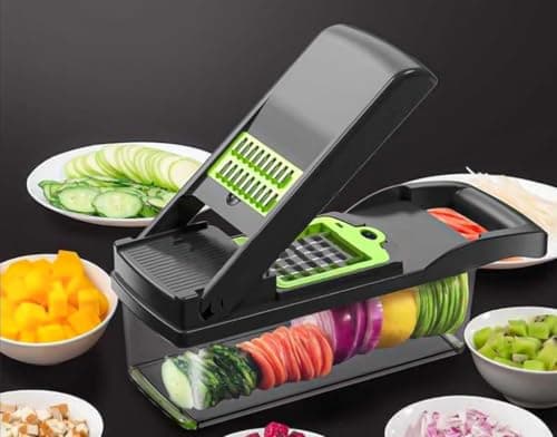 16-Piece Multi Vegetable Slicer Grater Set with Stainless Steel Blades