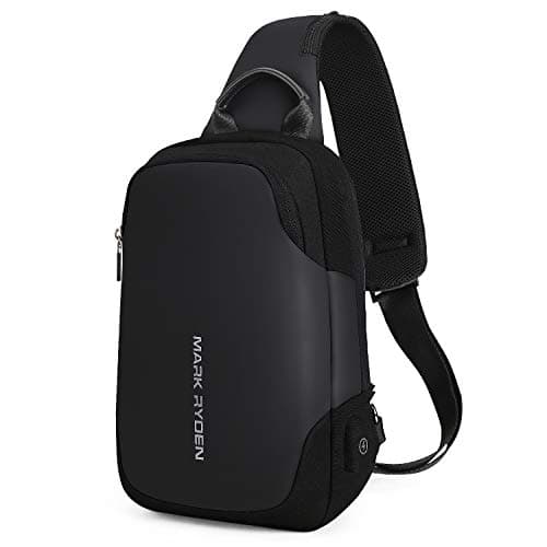 MARK RYDEN Anti-theft Sling Chest Bag Handbag for Men Waterproof Crossbody Travel Shoulder Bag Fit for 9.7" ipad …