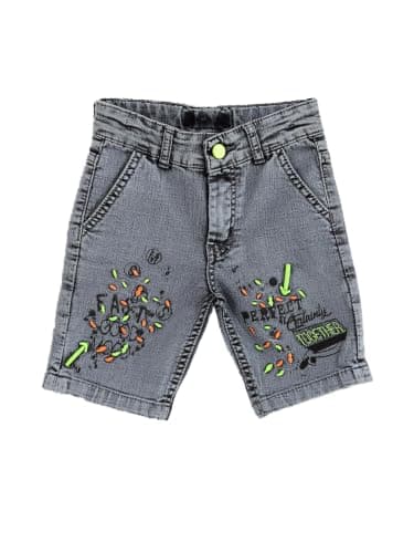 LC WAIKIKI Boy Embroidered Boys' Denim Shorts