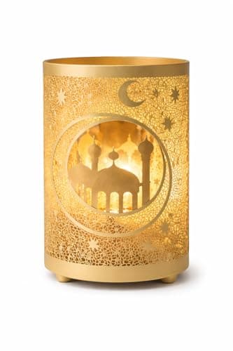 Home Care E-632 Islamic Decor White (Large) Elegant Islamic Wall Art and Home Decoration with Sophisticated White Finish