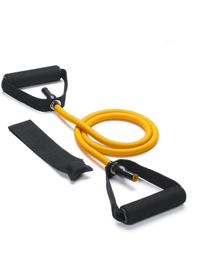 Fitness Exercise Resistance Band with Door Anchor 40-45lbs Orange