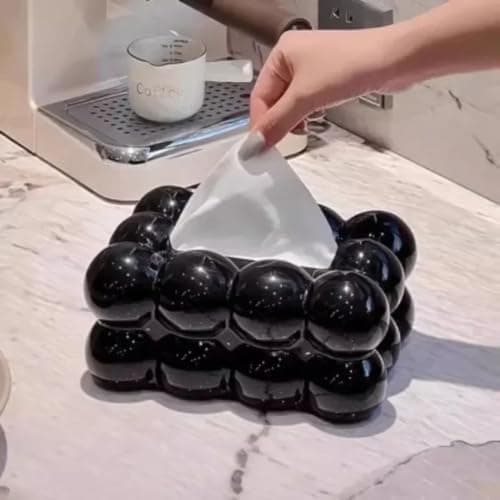 Generic Black Bubble Tissue Box Holder, .Ais