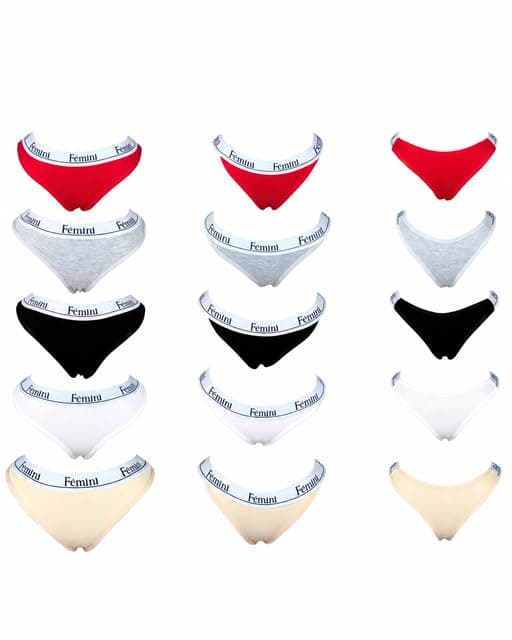 Women’s Thong Panties – 15-Piece Bundle Underpants