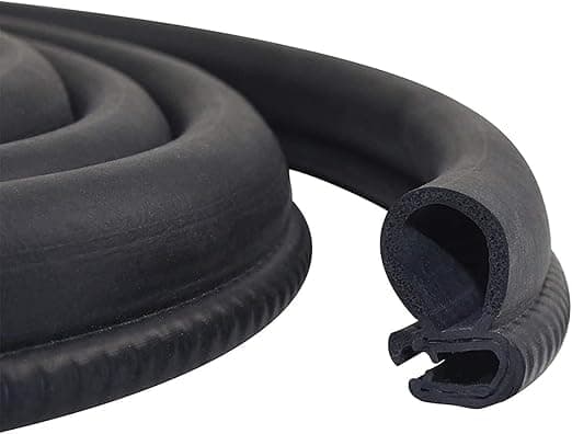 SACAR 3M Car Door Trunk Lip Protector Strip Rubber Seal Strip Car Door Seal Strip Bulb Edge Protector Strip Rubber Seal Strip for Cars Trucks Home Windows