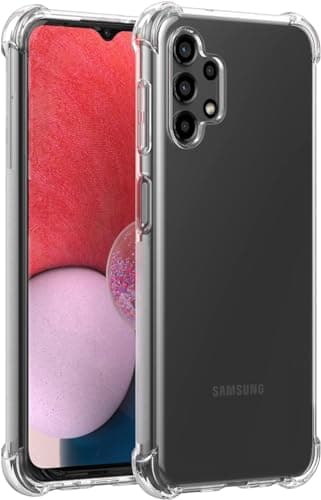 Cressi Case for Galaxy A13 4G Crystal Clear Bumper Reinforced Corners Flexible TPU Shockproof Cover for Galaxy A13 4G - Clear ELMO3EZZ
