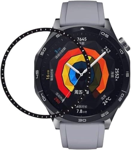 ARROWS Flexible Screen Protector for Huawei Watch GT5 Pro 46MM, HD Clear Film, 3D Curved Edge, Anti-Scratch, High Touch Sensitivity, Easy Installation, Not Glass