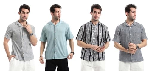 Red Circle Mens Bundle of 4 Alpine Forest Utility Shirt Bundle of 4 Alpine Forest Utility Shirt Outerwear