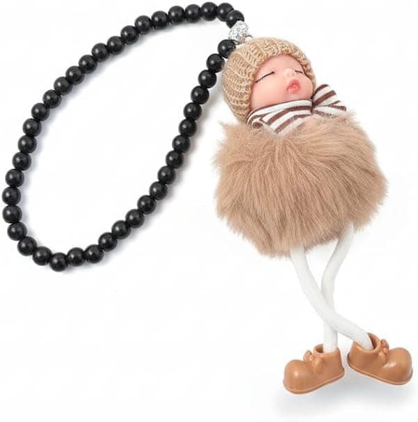 Beautiful and elegant pendant - streamlined and elegant shape - modern shape - for car - beige pendant -AGA Hanging ornament