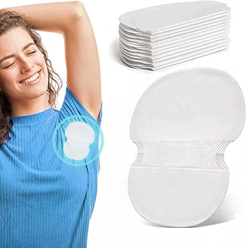 Armpit Sweat Pads for Women and Men, Disposable Underarm Pads for Sweating Women,Comfortable Unflavored, Non Visible (12 Pair) Body deodorant