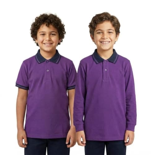 Red Circle Unisex Kids Bundle of 2 Half sleeve polo shirt Bundle of 2 Half sleeve polo shirt Outerwear
