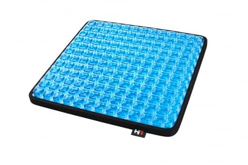 HT Cellular Cooling Gel Pad - Square Gel Sheet for Pressure Diffuser, Seat Ventilation, Suitable for Office, Car, Home, Blue Body positioner