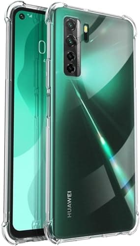 Case - Huawei Nova 7 SE / P40 lite 5G / nova 7 SE 5G Youth Case Cover Back Air Cushion Soft Silicone Shockproof Anti-Scratch Protective Bumper Shell Corner Cellular phone case