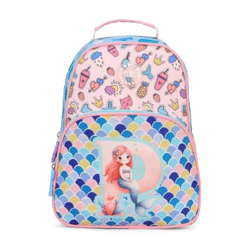 Cubs Blue Mermaid Letter P Pre-School Backpack 20L