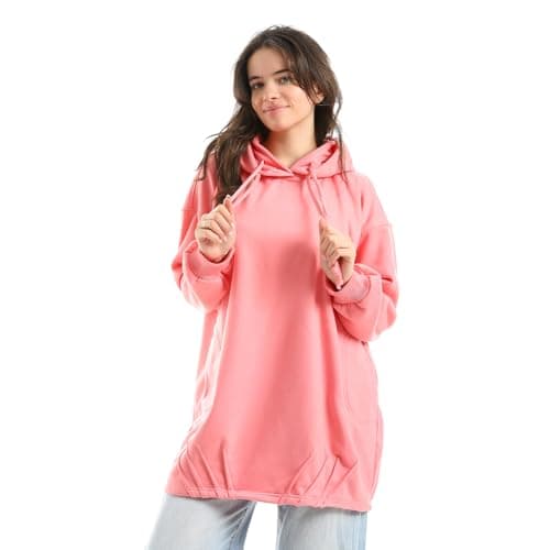 CAESAR - سيزر Womens Women's plain oversized hoodie with front pockets Boys' Dolphin Design Wool pullover Sweatshirt