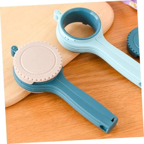 Plastic Bag Dispenser Sealing Clip Airtight Lid Kitchen Storage Organizer Food storage container