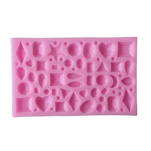 3D Silicon Diamond Gem Jewel Mold Mold Cake Fondant Sugars Soap Silicone craft Food preparation mold