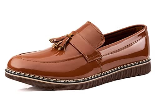 Romba Men's Classic Leather Slip On Boots Shoes