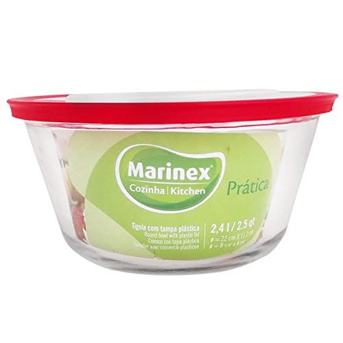 Marinex Round Bowl with Lid 2.4L - Nadir Dishware bowl