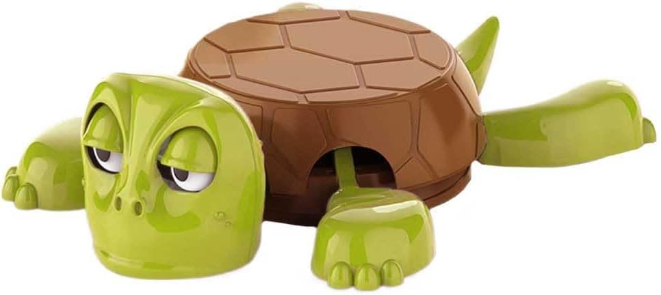 Funny Turtle Cup Holder Coaster with Changing Face Expressions When Pressing, Heat Resistant and Non-Slip Base, Durable ABS Plastic, Suitable for Hot and Cold Cups,