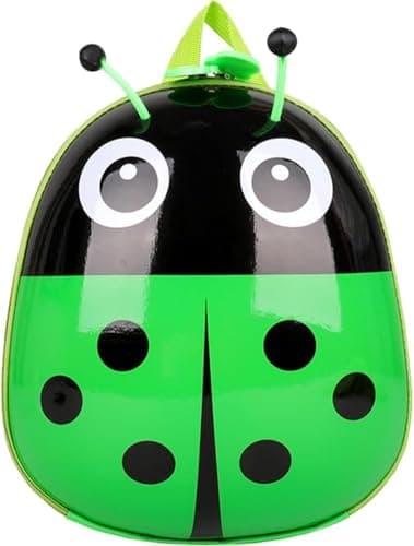 Kids Backpack Ladybug Kindergarten | Shiny hard cover, kindergarten, comfortable back strap, inner mesh pocket, unique cartoon design