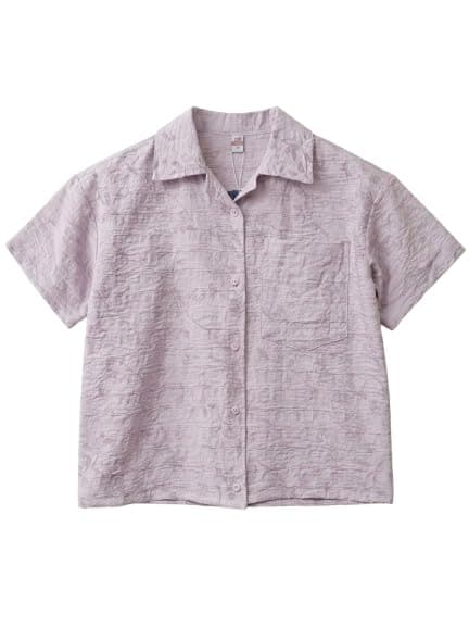 Billon Girls' Short Sleeve Button-Down Shirt, Textured Casual Top with Chest Pocket-SG26-318