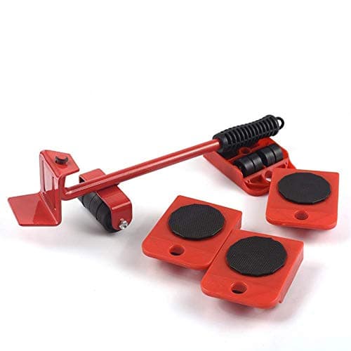 Dprofy Furniture Lifter Mover Tool Set Heavy Duty Furniture Lifter with 4 Sliders for Easy and Safe Moving, 360 Degree Rotatable Pads for Sofas, and Refrigerators Material handling truck