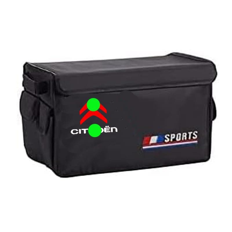 Car Trunk Organizer, Waterproof Foldable Portable Storage Bag with 3 Compartments for Organizing Tools, Belongings, Emergency Gear and More - (Compatible with Straw???) - by KaberTrade