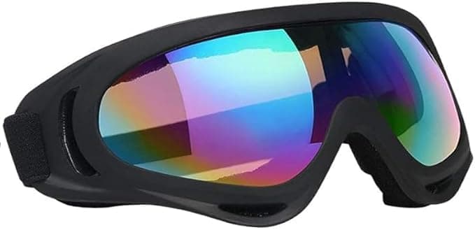 Adjustable Glasses UV Protection Glasses Anti-dust Motorcycle Goggles Outdoor Tactical Sunglasses Protection (Medium - Black Color) - sa car Safety glasses