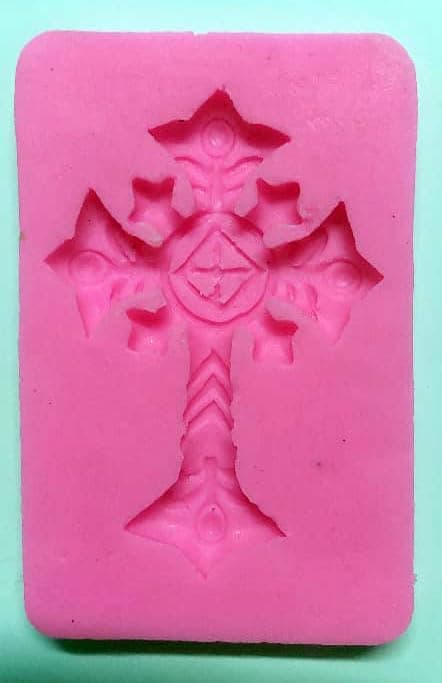 Resin Cross Silicone Mold 7cm for Resin Sugar Concrete Food preparation mold
