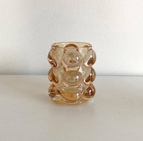 Generic Crystal Glass Holder with Bubble Design, Honey-, .db Item stand