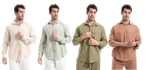 Red Circle Mens Bundle of 4 Alpine Forest Utility Shirt Bundle of 4 Alpine Forest Utility Shirt Outerwear
