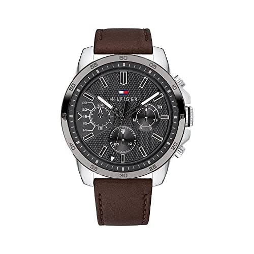 Tommy Hilfiger Decker Men's Dial Leather Band Watch