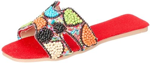 OX womens OX-W-43-Green/Green Slipper