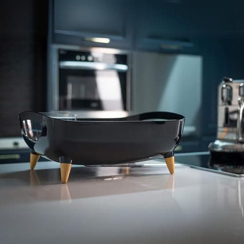 Plastic Dish Drying Rack with Draining Base for Plates Cups Spoons
