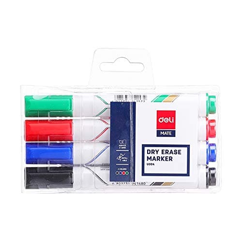 deli Chalkboard Pen Set 4 Colors