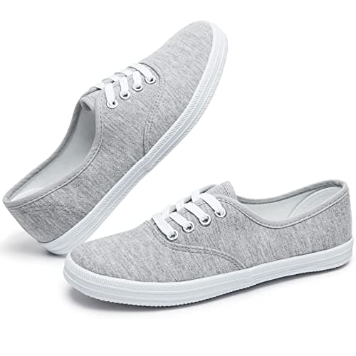 TUOPIN womens Canvas Sneakers-1 Shoes