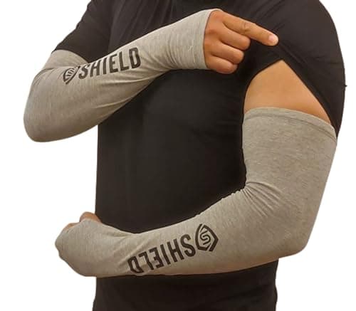 Mizah Implant & Corset - Highlight and Show Muscles - Stretch Material - Used in Gym or T-Shirt - Unisex Arm sleeve