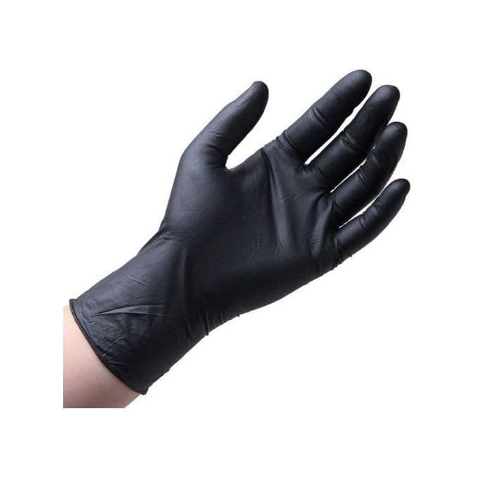 Black Silicone Gloves 100 Pcs Box for Daily Chores and Food Service