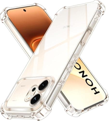 Crystal Clear Silicone Case for (Compatible with Honor 600 5G) with Shockproof Corners, Thin Soft Flexible TPU Transparent Protective Case, Transparent Mobile Phone Case Scratch-Resistant Cover Cellular phone case