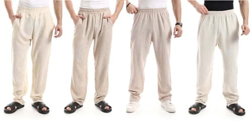 Red Circle Mens Bundle of 4 Relaxed Fit Everyday Pants Bundle of 4 Relaxed Fit Everyday Pants