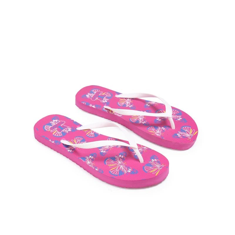 Tujoo Women Slipper Fushia*White Sandal