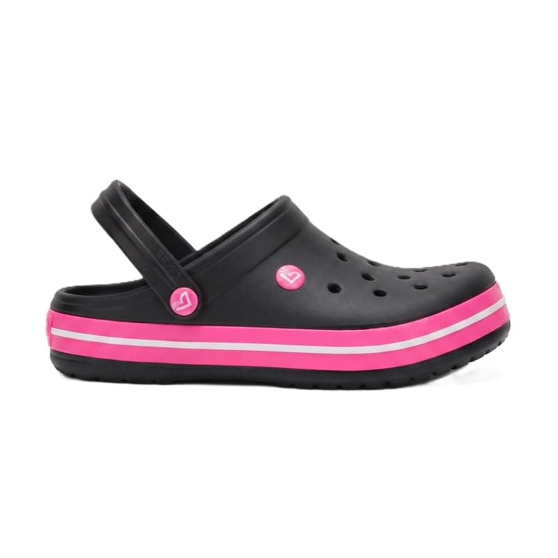Project Z Women's Pop Walk Clogs Summer EVA Lightweight Waterproof Shoes Colorful Stripe Non-Slip Sole Home Beach Shoes (36 to 41)