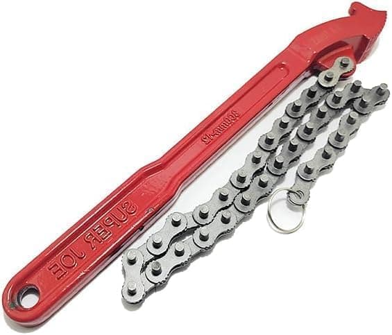 SACAR Universal Car Oil Filter Double Chain Wrench (30cm Handle)